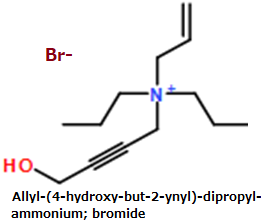 CAS#Allyl-(4-hydroxy-but-2-ynyl)-dipropyl-ammonium; bromide